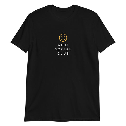 Camiseta unissex 'Anti Social Club' escura